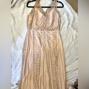 Adrianna Papell long beaded dress